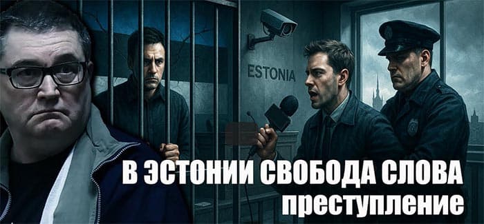 В ЭСТОНИИ ЗА МЫСЛИ И СЛОВА САЖАЮТ